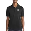 High School Black RacerMesh Polo YST640/ST640