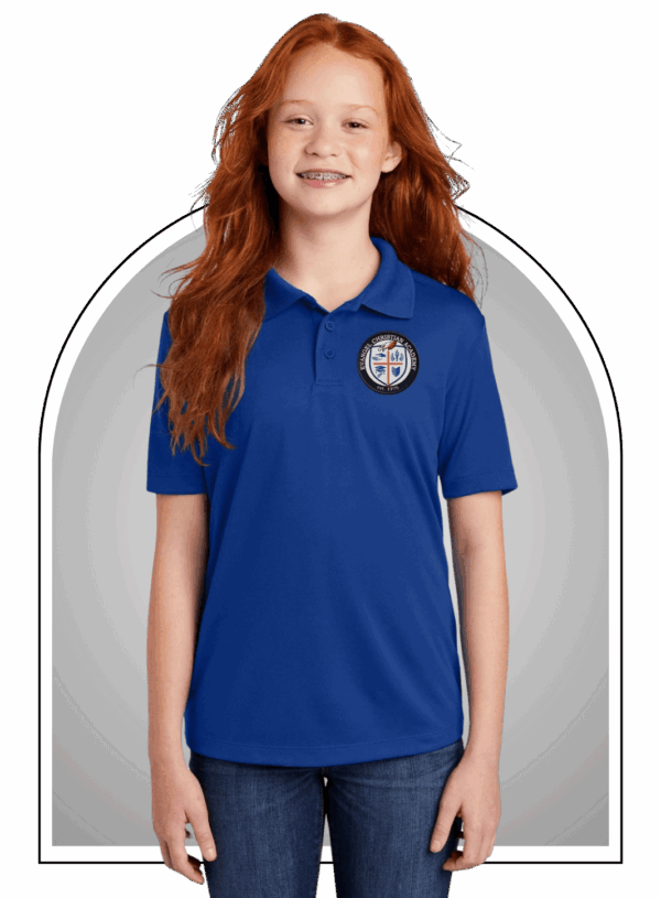High School RacerMesh Polo - Image 2