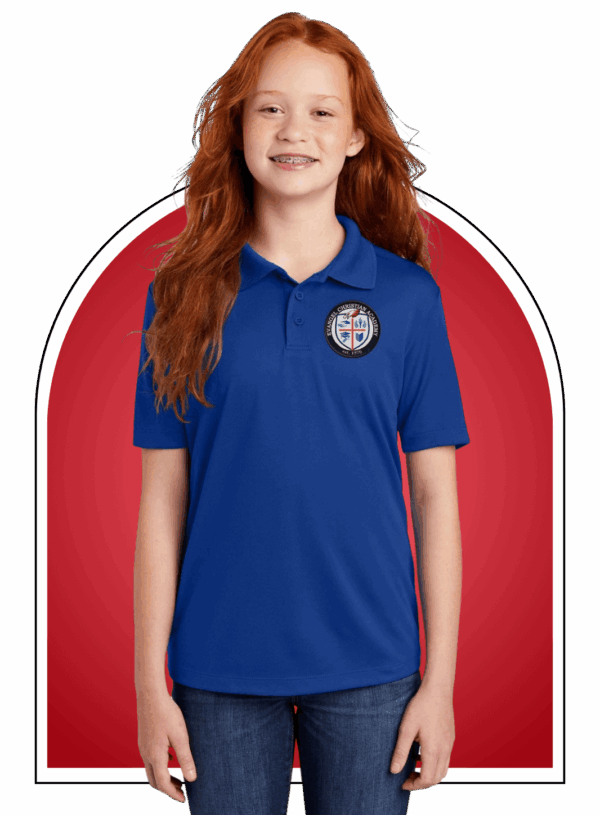 High School RacerMesh Polo - Image 3